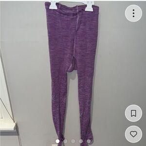 Wool winter leggings
